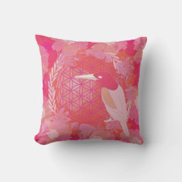 鳥の花 クッション