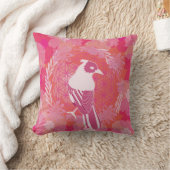 鳥の花 クッション (ブランケット)