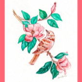 鳥の花 ポスター