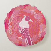 鳥の花 ラウンドクッション (裏面)