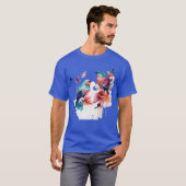 鳥の芸術友達 Tシャツ (正面フル)