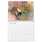 鳥の芸術 カレンダー (3月 2026)