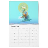 鳥の芸術 カレンダー (1月 2026)