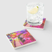 鳥の芸術 ストーンコースター (横)