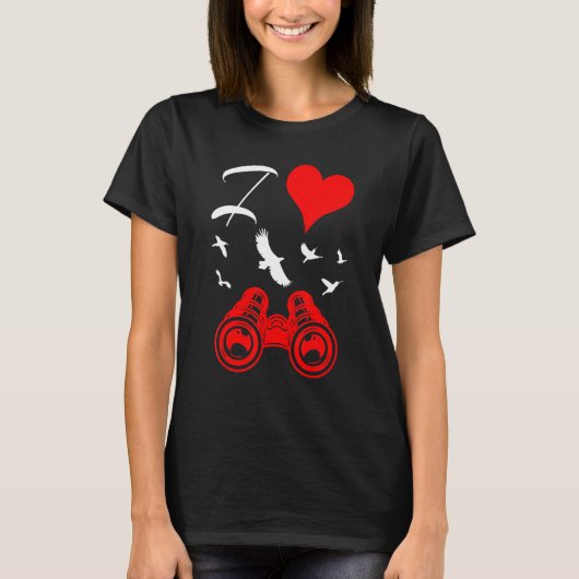 鳥の見張りが大好き Tシャツ (正面)