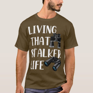 鳥の見張りデザイン Tシャツ