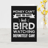 鳥の観察は、あなたが幸せな贈り物を作る カード (黄色い花)