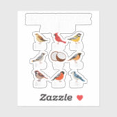 鳥の観察を識別すおもしろいる方法 シール (シート)