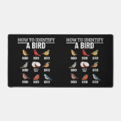 鳥の観察を識別すおもしろいる方法 デスクマット (正面)