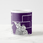 鳥の言葉の出会い ジャンボコーヒーマグカップ (正面)