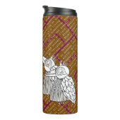 鳥の言葉の出会い タンブラー (回転右)