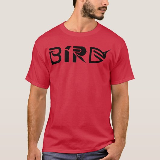 鳥の言葉の芸術の翼の友人 Tシャツ (正面)