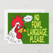 鳥の言語なし ポストカード (正面/裏面)