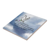 鳥の記念物の詩 タイル (側面)