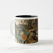 鳥の議会 ツートーンマグカップ (正面左)