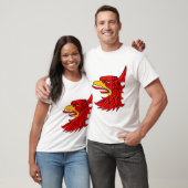 鳥の赤い生き物のくちばし Tシャツ (ユニセックス)