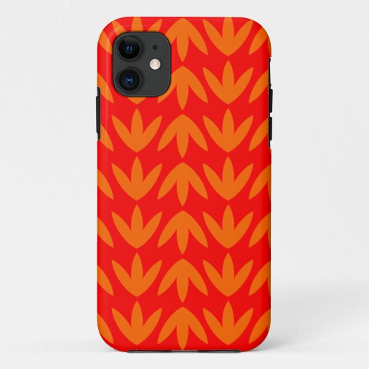 鳥の足 – オレンジと赤.pdf Case-Mate iPhoneケース (裏面)