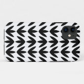 鳥の足 – 黒（白） Case-Mate iPhoneケース (裏面(横))