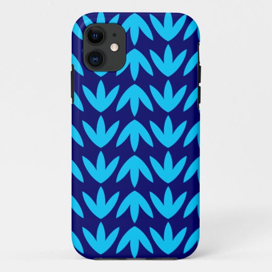 鳥の足- Sky Blue and Navy.pdf Case-Mate iPhoneケース (裏面)