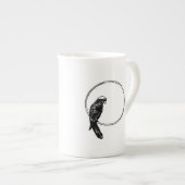 鳥の輪 ボーンチャイナマグカップ (正面右)