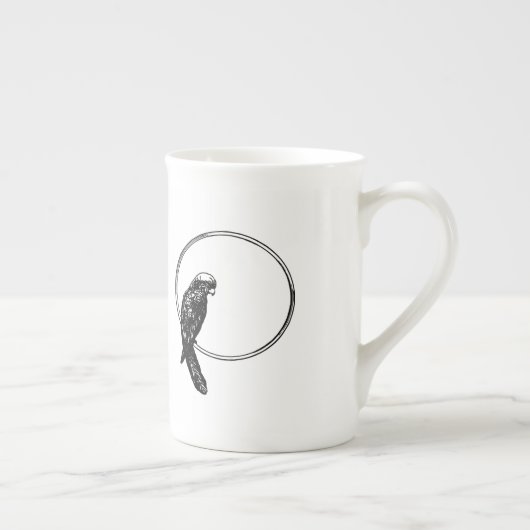 鳥の輪 ボーンチャイナマグカップ (右)