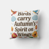 鳥の運秋の羽の精|過去記事 クッション (裏面)