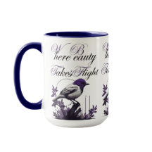 鳥の開花 | パープルとグレーの調和