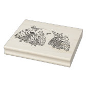 鳥の集まり ラバースタンプ (スタンプ)