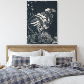 鳥の雛が巣から現れる（ヤン・マンクス） キャンバスプリント (インサイチュ (寝室))