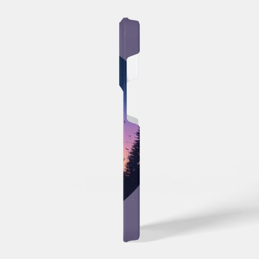 鳥の電話ケース iPhoneケース (左側面)