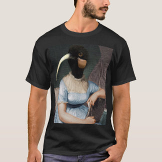 鳥の頭を持つジェーン・オースティンの肖像 Tシャツ