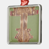 鳥の頭部が付いている腓骨 メタルオーナメント (左)