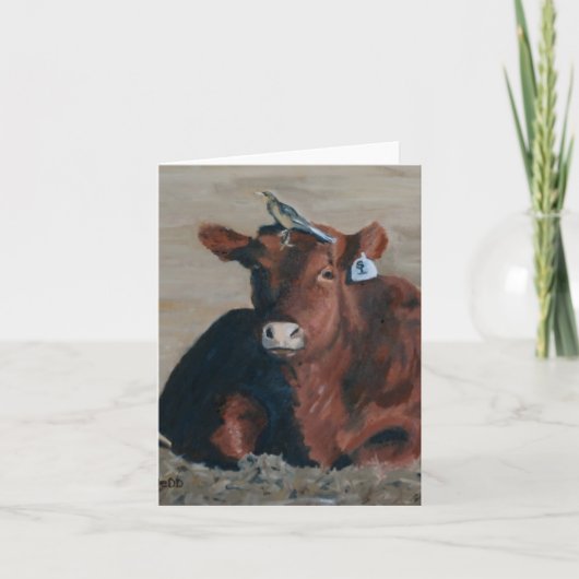 鳥の頭部 カード (正面)