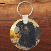 鳥の頭 キーホルダー (裏面)