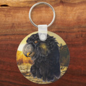 鳥の頭 キーホルダー (正面)