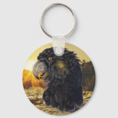 鳥の頭 キーホルダー (裏面)