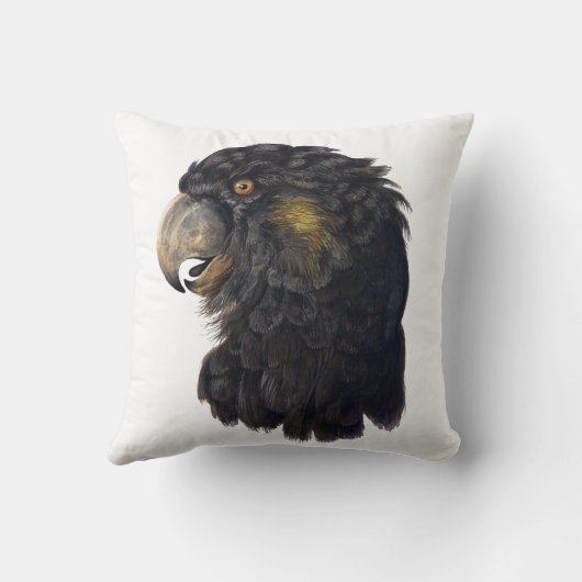 鳥の頭 クッション (裏面)