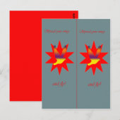 鳥の飛んでいるブックマーク ポストカード (正面/裏面)