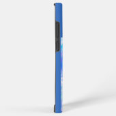 鳥の飛んでいる抽象デザイン SAMSUNG GALAXYケース (右側面)