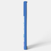 鳥の飛んでいる抽象デザイン SAMSUNG GALAXYケース (左側面)