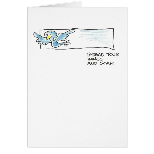 鳥の飛翔 (正面)