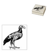 鳥の骨格 ラバースタンプ (押印)