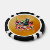 鳥の魔法は花の海に入り ポーカーチップ (シングル)