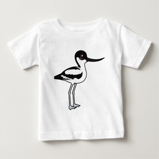 鳥の鳥の鳥の鳥のアボセットかわいい ベビーTシャツ (正面)