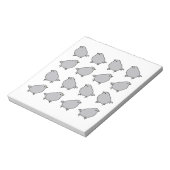 鳥の鳥 ノートパッド (回転)