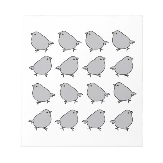 鳥の鳥 ノートパッド (正面)