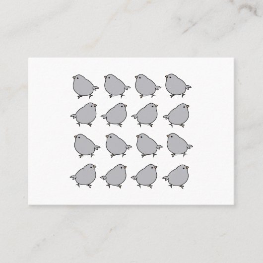 鳥の鳥 名刺 (正面)