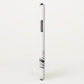 鳥の黒い飛んでいる羽 Case-Mate iPhoneケース (裏面/右)