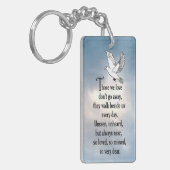 鳥の"そう愛された"詩 キーホルダー (正面左)