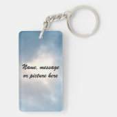 鳥の"そう愛された"詩 キーホルダー (裏面)